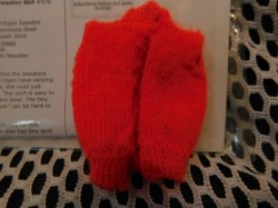 orange barbie sweater view
